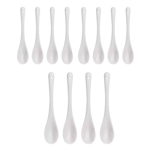Cucharita de porcelana x 12 unidades