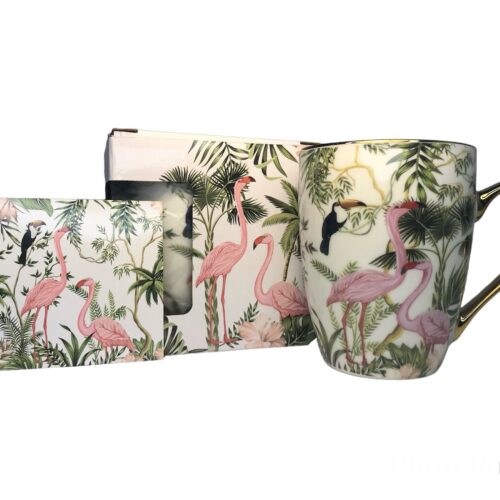 Taza Colección África caja tarjeta regalo Frases Flamenco