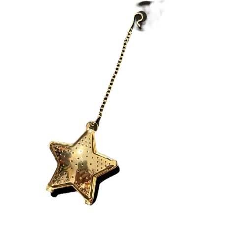 Infusor de acero inoxidable estrella dorada